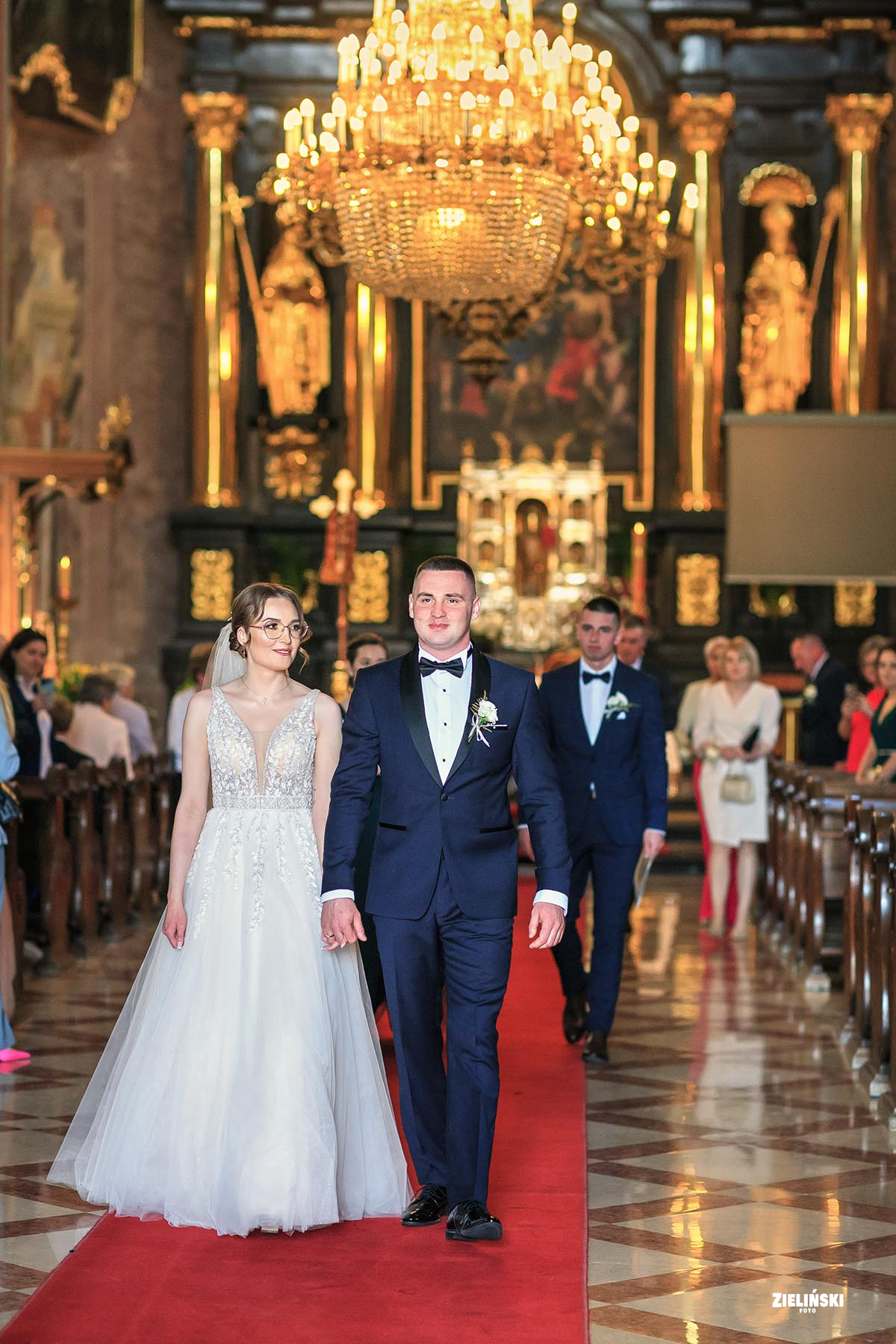 Archikatedra Lubelska - ceremonia ślubu - zdjęcie nr 40